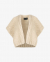 Kiro by Kim off-shoulders-gilet Beige