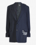 1/off paris blazer-double Blauw