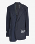 1/off paris blazer-double Blauw