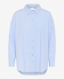 My Essential Wardrobe sunna-boxy-shirt Blauw