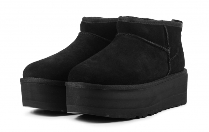 Leren uggs dames discount zwart