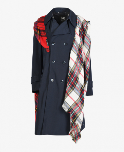 1/off paris trench-x-woolen-scar