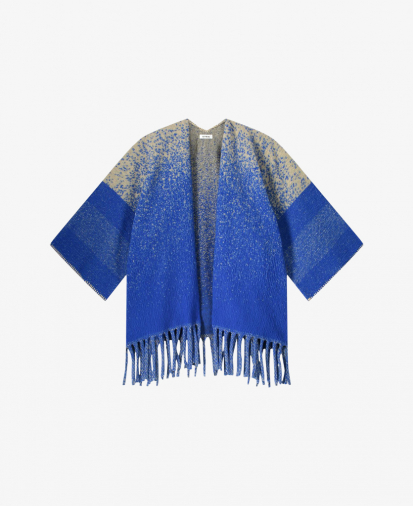 Kyra gradient-poncho-w24