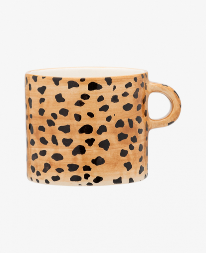 Anna + Nina leopard-mug